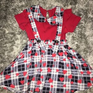 Baby girl Valentine’s Day outfit!